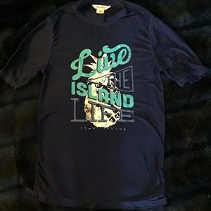Tommy Bahama kids swim sun rash guard rashguard boys large